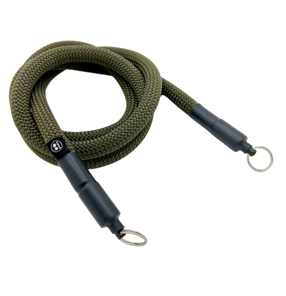Tuenne Technical Outdoor Design Kameragurte | Khaki / Grün - Seil | Kameraband In Olive Grün Aus Seil | Handgefertigt Und Patentiert |