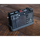 Kameragriffe | Schwarz | J.B. Camera Designs USA | Kameragriff bzw. Kamera Handgriff für Fuji Fujifilm X100F | handgefertigt in USA
