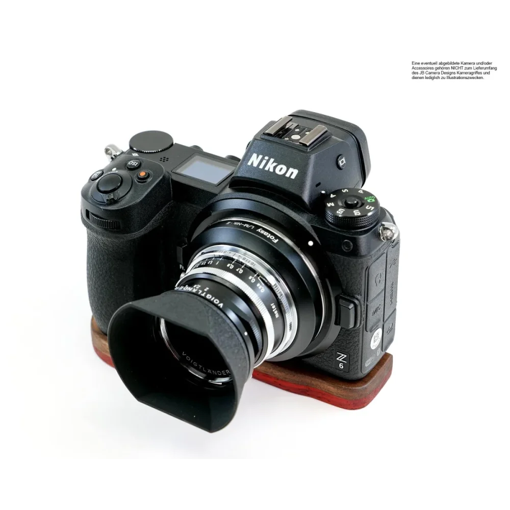 Kameragriffe | Nikon, Padouk, Rot-braun | J.b. Camera Designs Usa | Kameragriff Für Nikon Z6 Und Z7 | Jb Camera Designs Aus Holz In Orange