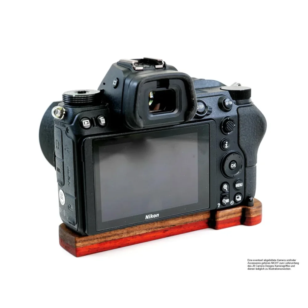Kameragriffe | Nikon, Padouk, Rot-braun | J.b. Camera Designs Usa | Kameragriff Für Nikon Z6 Und Z7 | Jb Camera Designs Aus Holz In Orange