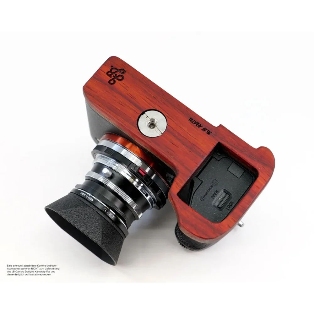 Kameragriffe | Padouk, Rot-braun, Sony | J.b. Camera Designs Usa | Kameragriff Für Sony Alpha 7 Iii 7r Iii 9 | Jb Camera Designs | Orange