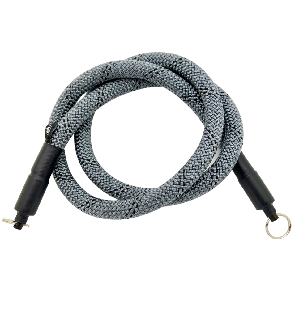 Tuenne Technical Outdoor Design Kameragurte | Grau / Silber - New - Seil | Kameragurt Aus Kletterseil In Silber Grau | Patentierter Aufbau |