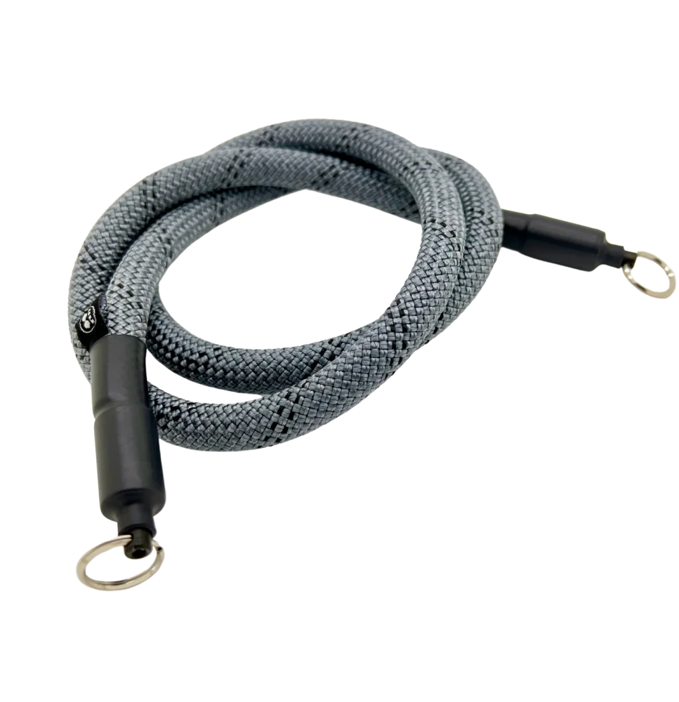 Tuenne Technical Outdoor Design Kameragurte | Grau / Silber - New - Seil | Kameragurt Aus Kletterseil In Silber Grau | Patentierter Aufbau |