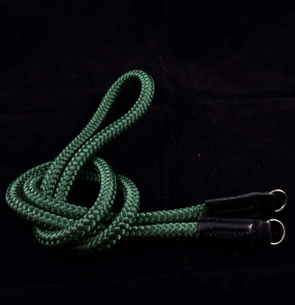 Kameragurte | Khaki / Grün, Leder, Seil | Sailor Strap | Kameragurt Aus Seil Bzw. Rope Von Sailor Strap Für Zb. Leica | Combat Grün |gr.s