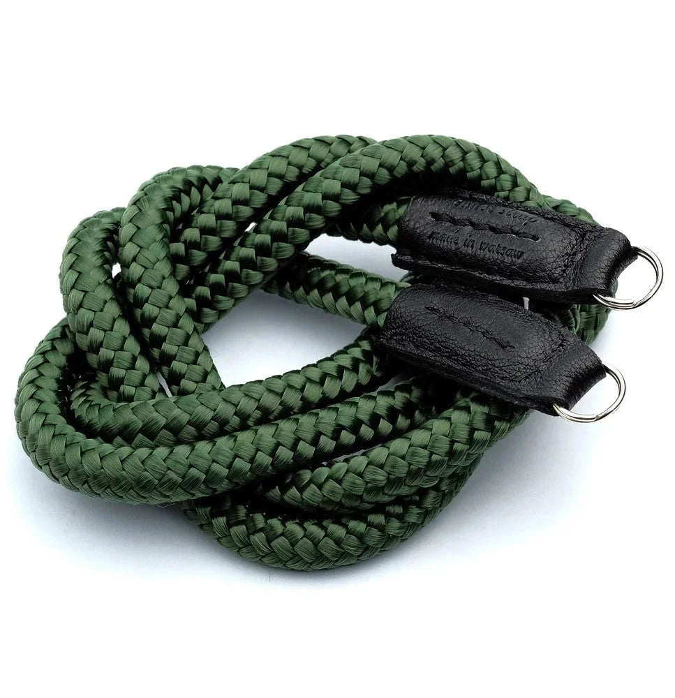 Kameragurte | Khaki / Grün, Leder, Seil | Sailor Strap | Kameragurt Aus Seil Bzw. Rope Von Sailor Strap Für Zb. Leica | Combat Grün |gr.s