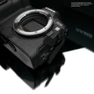 Half Case Bereitschaftstasche | Canon, Leder, Schwarz | Gariz Design | Kameratasche Für Canon Eos r Vollformatkamera Aus Leder In Schwarz