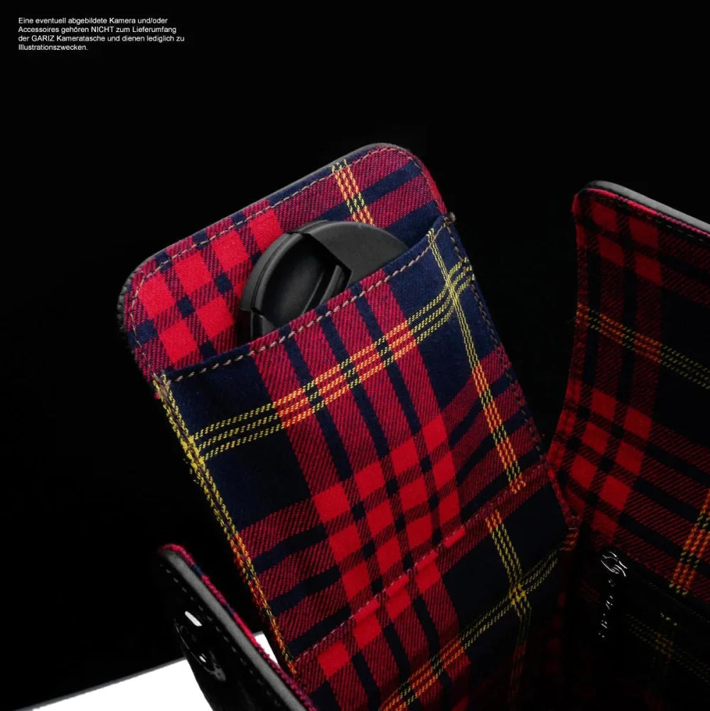 Fototaschen | Leder, Schwarz | Gariz Design | Kleine Fototasche Aus Leder Für Systemkameras & Spiegelreflex | Schwarz | Gariz