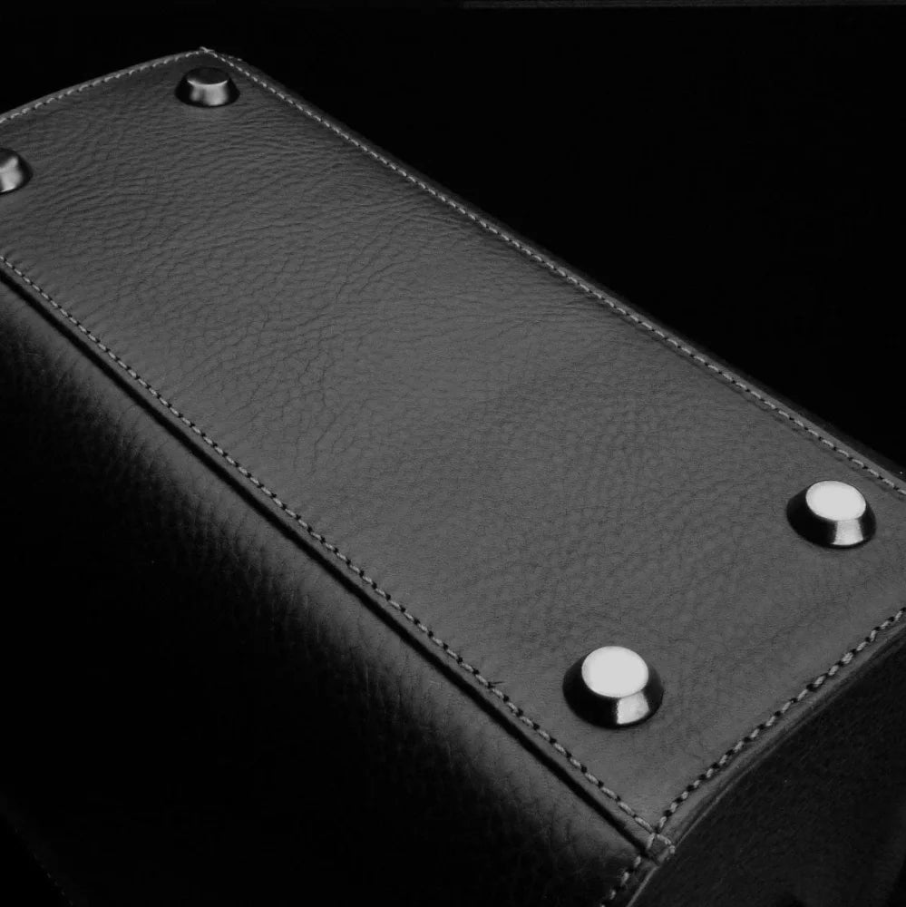 Fototaschen | Leder, Schwarz | Gariz Design | Kleine Fototasche Aus Leder Für Systemkameras & Spiegelreflex | Schwarz | Gariz