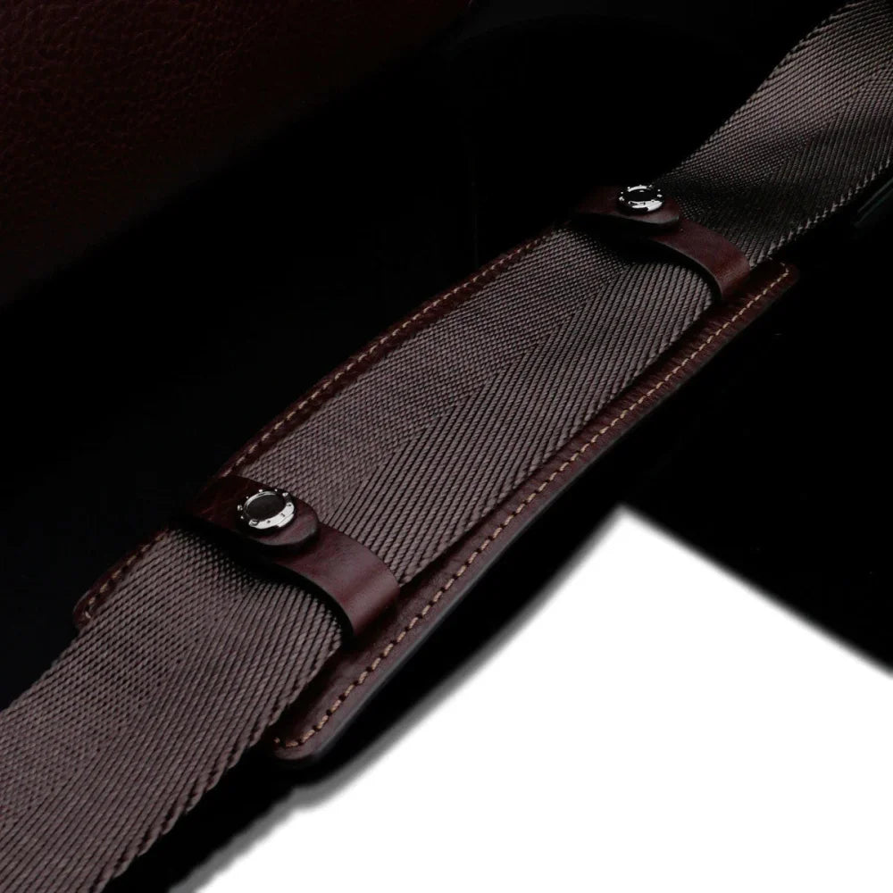 Fototaschen | Dunkelbraun, Leder | Gariz Design | Kleine Kameratasche Für Systemkamera | Leder Im Vintage Design | Braun | Gariz