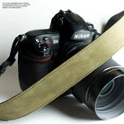 Kameragurte | Khaki / Grün, Leder | Barton 1972 | Tragegurt Für Dslr Kameras | Leder Und Nylon | Barton1972 | Grün | Ca.85cm-120cm