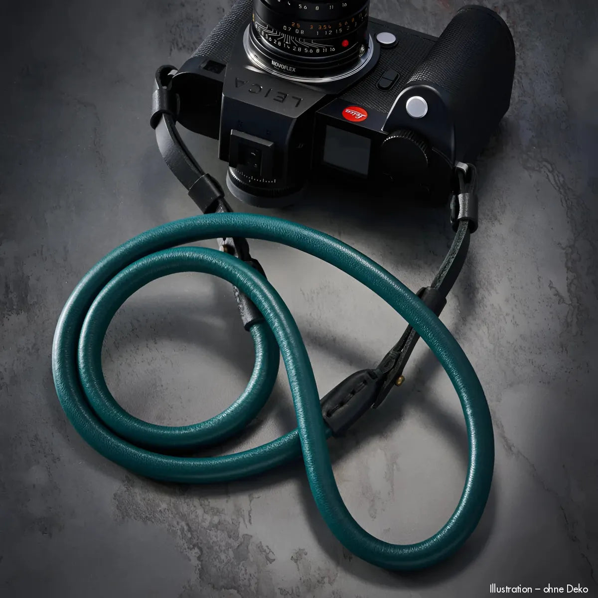 Rock n Roll Camera Straps And Bags Kameragurte | Dunkelgrüner Kamera Schultergurt aus Nappa-leder von Rocknroll - Passend für Leica