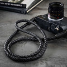 Rock n Roll Camera Straps And Bags Kamerazubehör Speziell für Leica | Geflochtener Leder Kameragurt von | Schwarz 100cm | Z.b. m und q