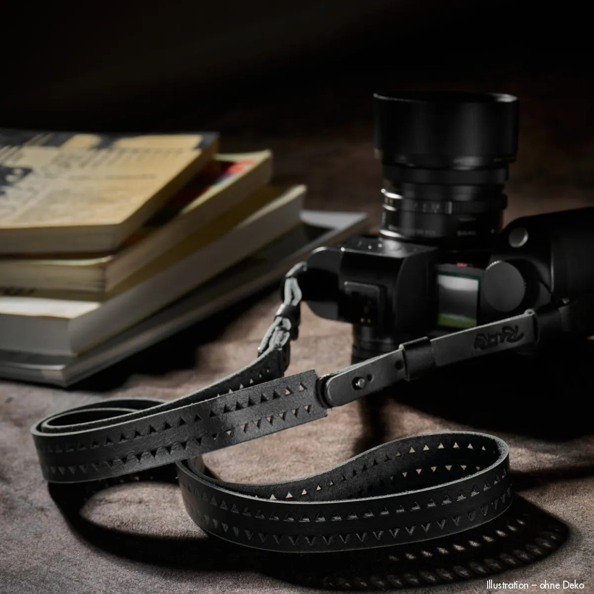 Rock n Roll Camera Straps And Bags Kamerazubehör Speziell für Leica | Kamera Schultergurt aus Schwarzem Full-grain Leder | Sl