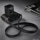 Rock n Roll Camera Straps And Bags Kamerazubehör Speziell für Leica | Kamera Schultergurt in Leder | Schwarz | Z.b.für M9 | 125cm