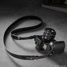 Rock n Roll Camera Straps And Bags Kameragurte | Kamera Schultergurt in Glanz Schwarz | Leder | Z.b.für Leica Sl Serie | 100cm