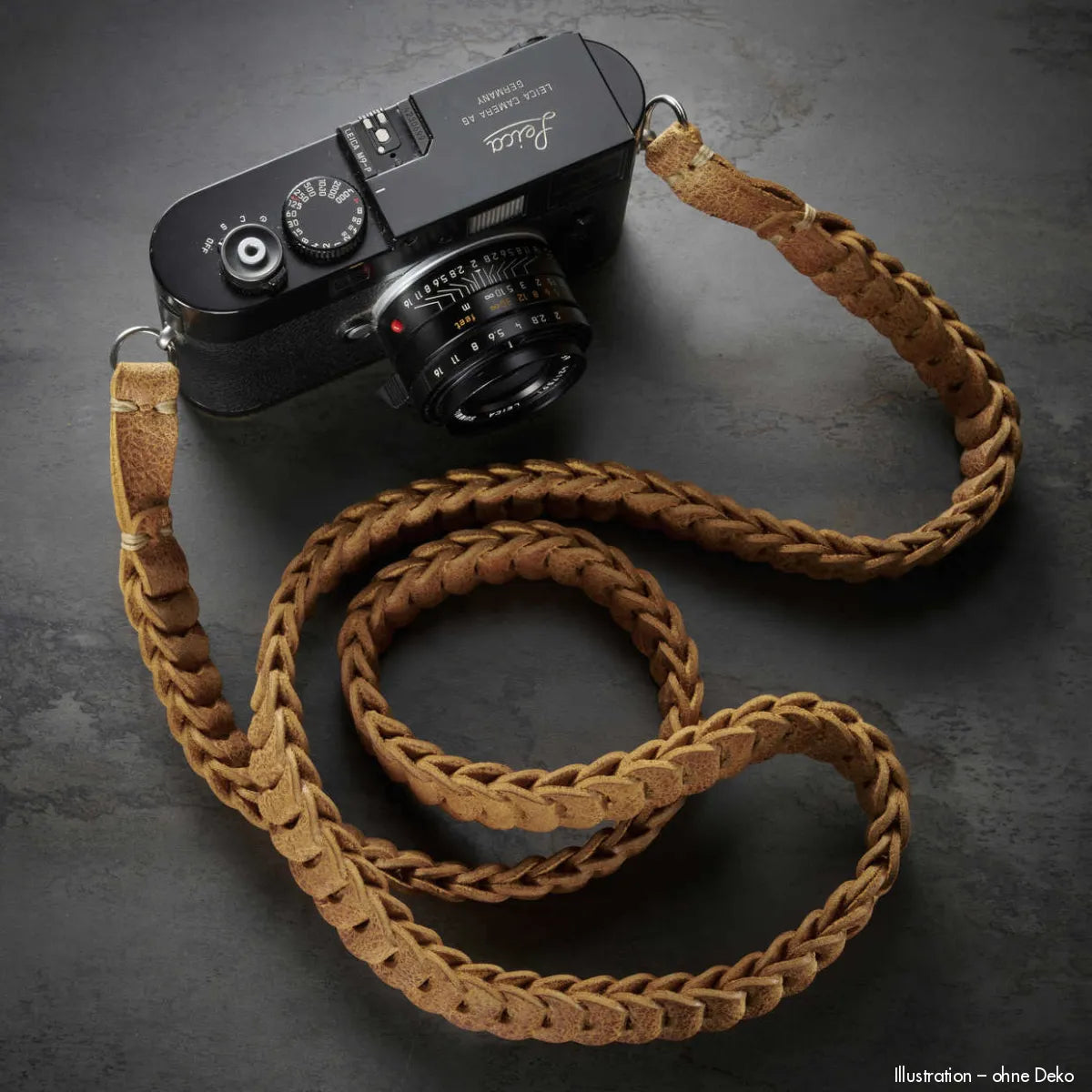 Rock n Roll Camera Straps And Bags Kameragurte | Kameragurt aus Englischem Leder in Distressed Hellbraun von | Vintage Design | 100cm