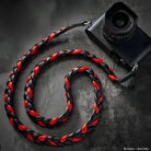 Rock n Roll Camera Straps And Bags Kameragurte | Kameragurt aus Nappa-leder in Schwarz-rot von n mit 125cm Länge