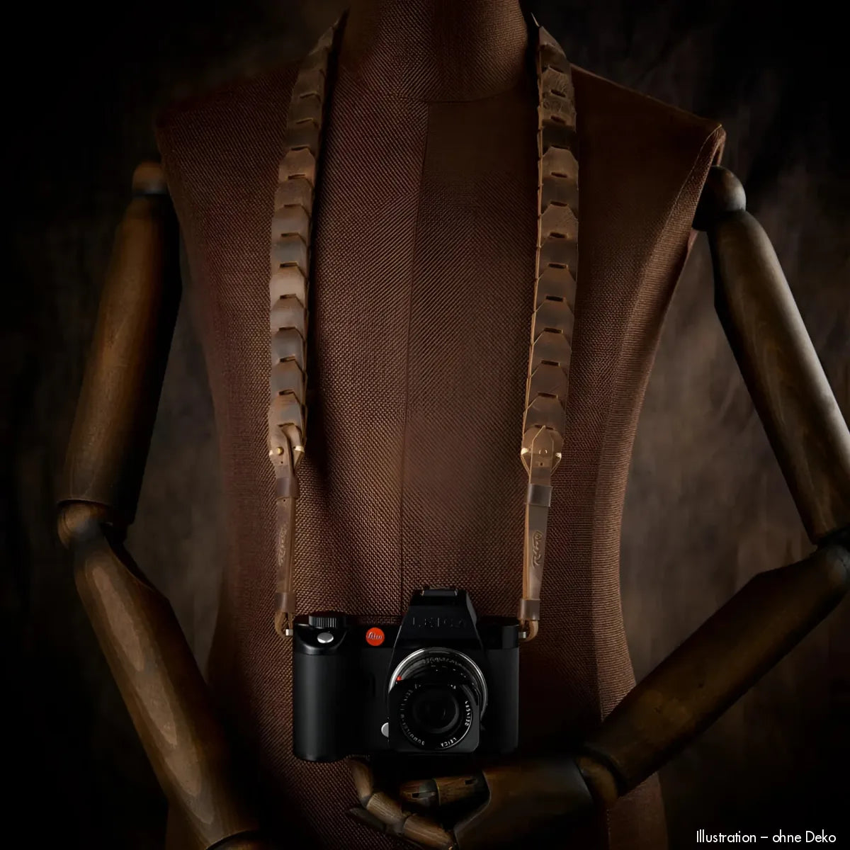 Rock n Roll Camera Straps And Bags Kameragurte | Kameragurt in Vintage Braunem Leder von | Speziell für Leica Sl Modelle | 100cm
