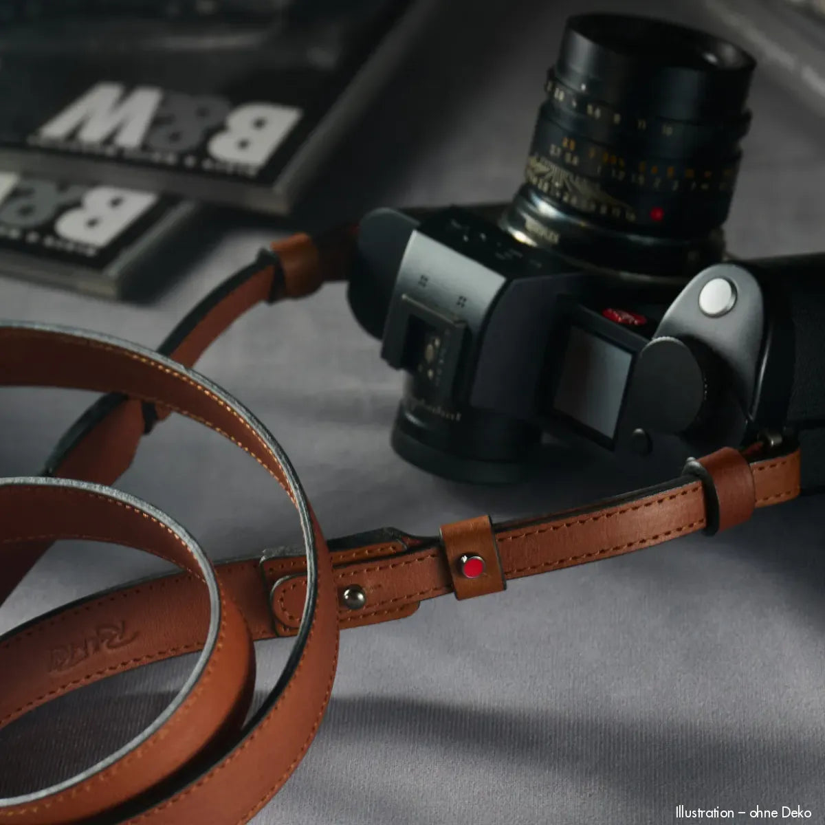 Rock n Roll Camera Straps And Bags Kamerazubehör Speziell für Leica | Kameragurt Leder in Cognac Hellbraun Sl Serie | 125cm