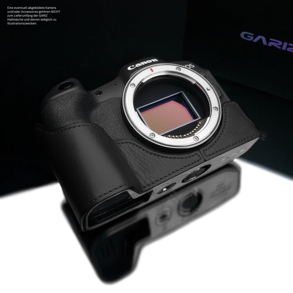 Camera case for Canon EOS R8 EOS RP full frame camera black leather Gariz