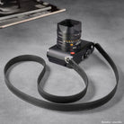 Rock n Roll Camera Straps And Bags Kamerazubehör Speziell für Leica | Leder Kamera Schultergurt | Glänzend Schwarz | U.a.für m | 100cm