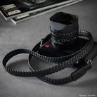 Rock n Roll Camera Straps And Bags Kamerazubehör Speziell für Leica | Leder Kameragurt Geflochten von Schwarz 100cm | Z.b. m oder q