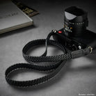Rock n Roll Camera Straps And Bags Kamerazubehör Speziell für Leica | Leder Kameragurt Geflochten von Schwarz 100cm | Z.b. m oder q