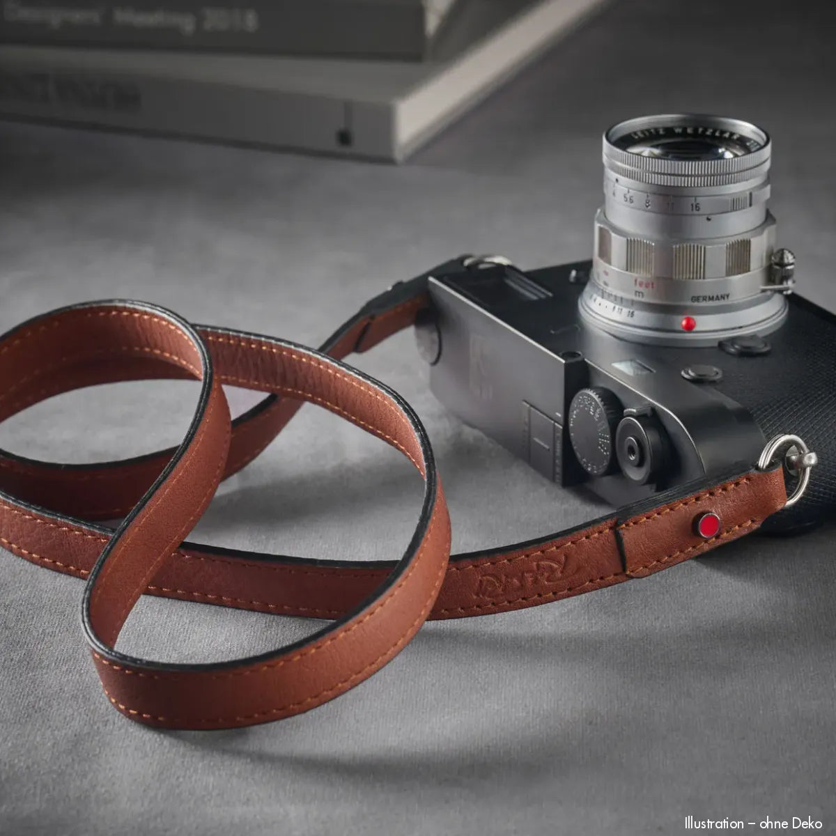 Rock n Roll Camera Straps And Bags Kamerazubehör Speziell für Leica | Leder Kameragurt | Hellbraun Cognac | Z.b.für m Serie | 125cm