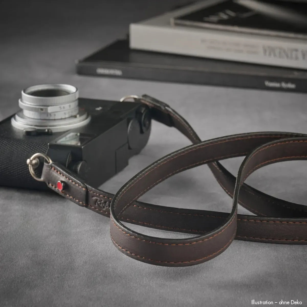 Rock n Roll Camera Straps And Bags Kamerazubehör Speziell für Fuji | Leder Kameragurt in Dunkelbraun von | U.a.für X100vi | 100cm