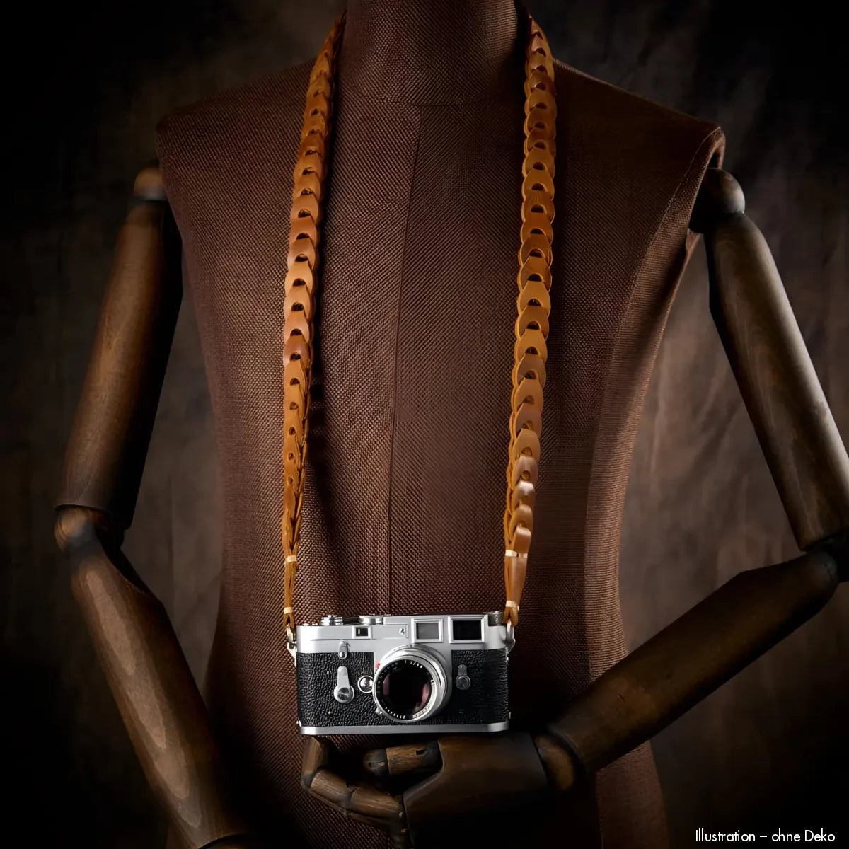 Rock n Roll Camera Straps And Bags Kameragurte | Leder Kameragurt in Hellbraun von | Vintage Design | Z.b. für Leica d Lux 8 | 100cm