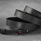 Rock n Roll Camera Straps And Bags Kameragurte | Leder Kameragurt in Saffiano Schwarz von Z.b.für Leica Sl2 | 100cm