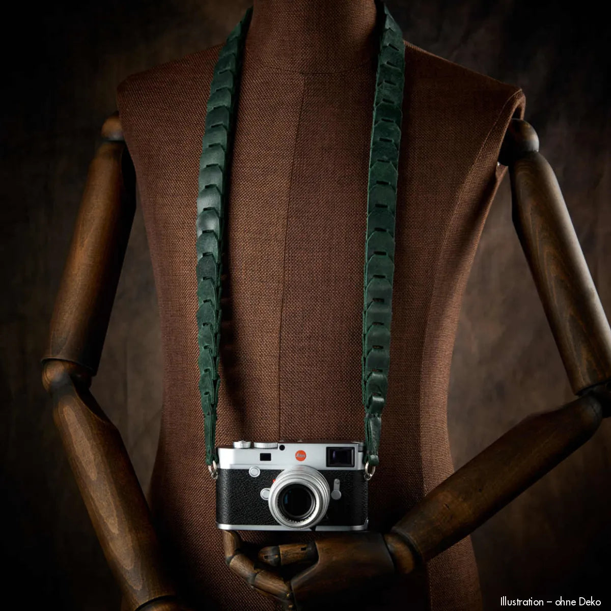 Rock n Roll Camera Straps And Bags Kameragurte | Leder-kameragurt in Smaragdgrün von - Z.b. für Leica m Sony & Fuji U.a. | 100cm