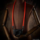 Rock n Roll Camera Straps And Bags Kameragurte | Roter Kamera Tragegurt aus Nappaleder und Seil von n für Z.b. Leica q Serie | 125cm