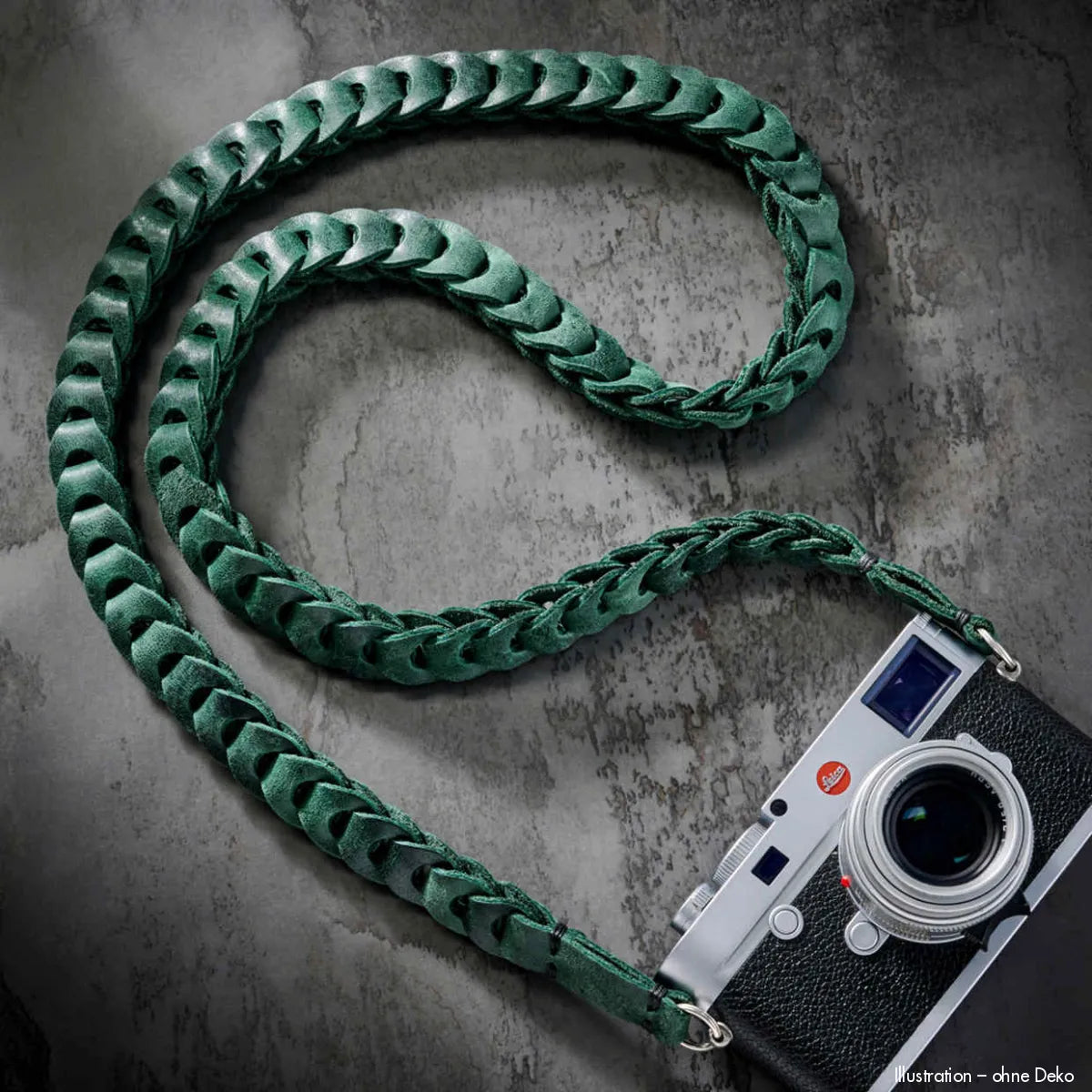 Rock n Roll Camera Straps And Bags Kameragurte | Vintage Kamera Tragegurt aus Leder in Antik Grün von | für Z.b. Fuji X100vi