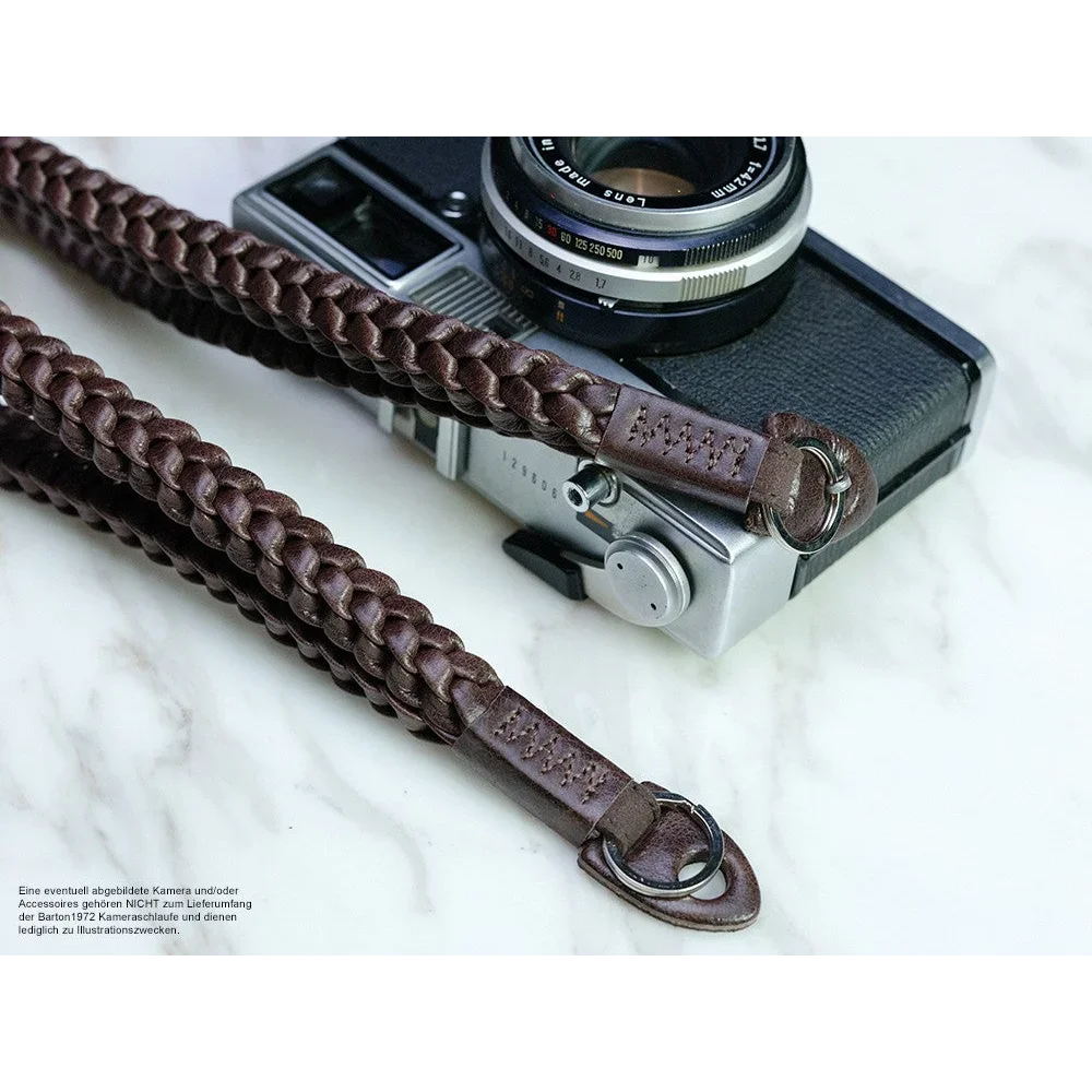 Handschlaufe | Dunkelbraun, Leder | Barton 1972 | Barton 1972 Handgelenkschlaufe Aus Leder Für Kamera | Handschlaufe In Braun