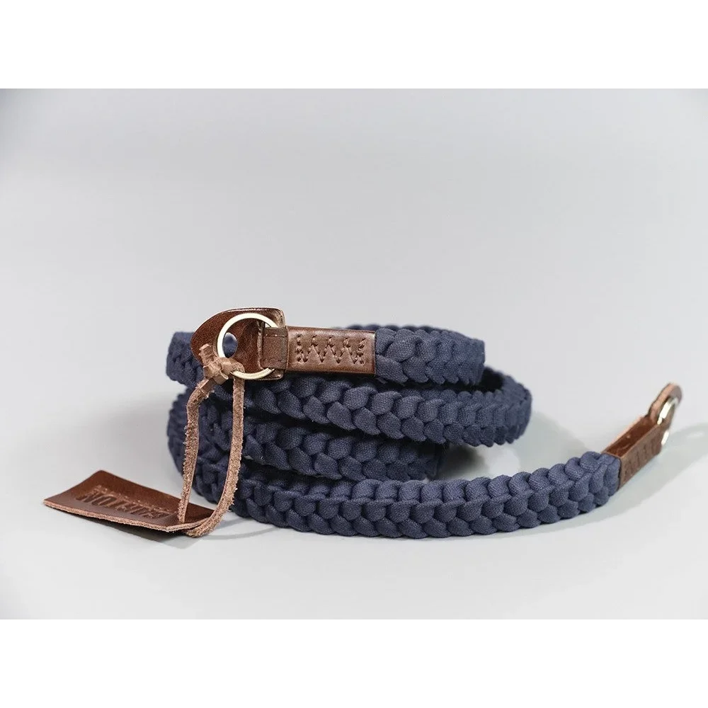 Kameragurte | Blau, Canvas / Baumwolle | Barton 1972 | Barton 1972 Kameraband Aus Baumwolle Twill | Geflochtenes Design | Navy Blau