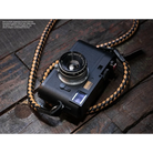 Kameragurte | Leder, Schwarz | Barton 1972 | Barton 1972 Kameragurt Aus Leder Geflochten | Schwarz Hell Braun | Handgefertigt