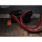 Kameragurte | Leder, Schwarz Und Rot | Barton 1972 | Barton 1972 Tragegurt Für Kamera Aus Leder | Schwarz Rot | Annie Barton | 125cm