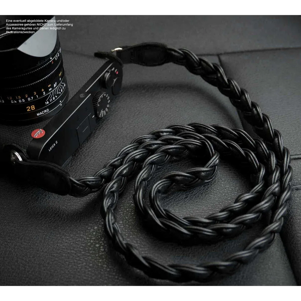 Kameragurte | Leder, Schwarz | Rock n Roll Camera Straps And Bags | Design Kameragurt Aus Nappaleder In Schwarz Von Rock n Roll Camera