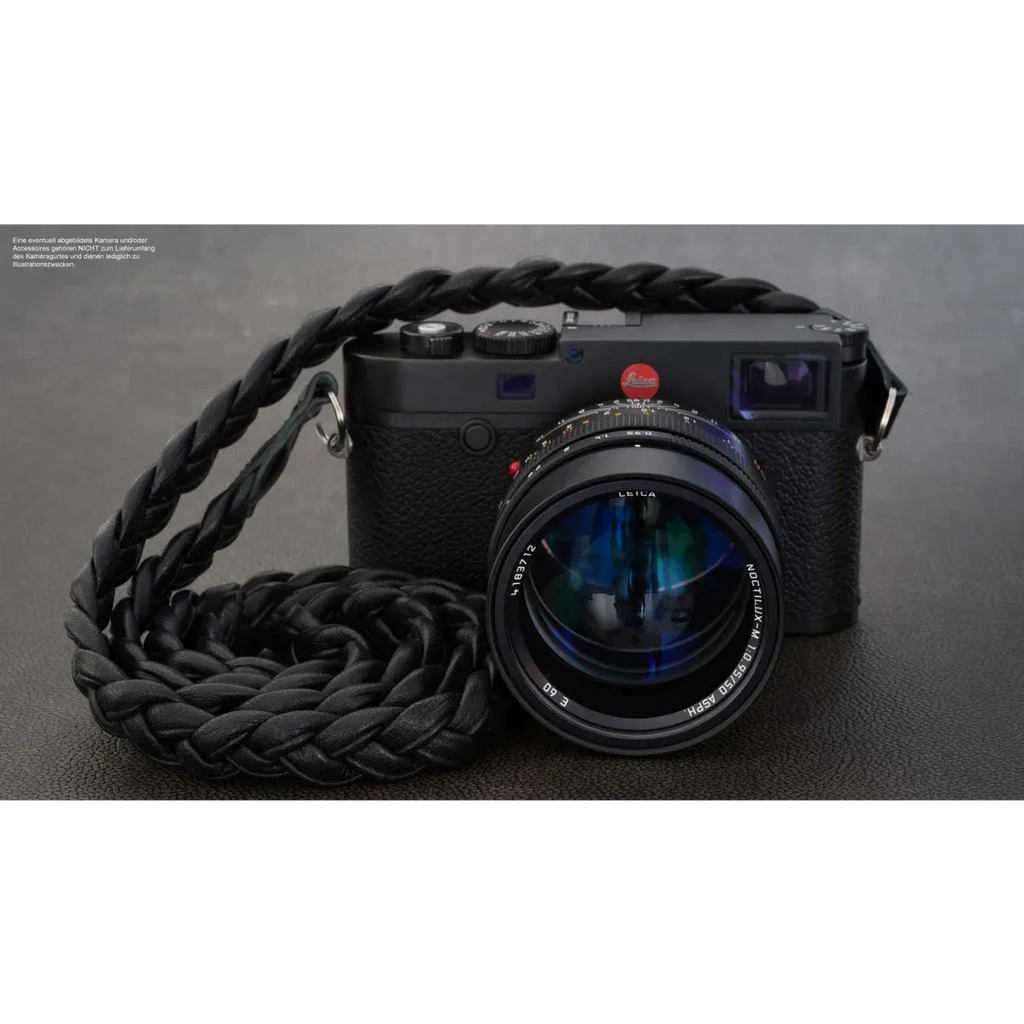 Kameragurte | Leder, Schwarz | Rock n Roll Camera Straps And Bags | Design Kameragurt Aus Nappaleder In Schwarz Von Rock n Roll Camera