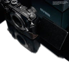 Half Case Bereitschaftstasche | Dunkelbraun, Leder, Olympus | Gariz Design | Designer Kameratasche Für Olympus Pen‑f Aus Leder Von Gariz /
