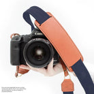 Kameragurte | Baumwolle, Blau, Leder | Fotostrap By Katie Norris Foto Usa | Fotostrap Kamera Tragegurt Aus Baumwolle Und Leder In Navy Blau