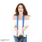 Kameragurte | Baumwolle, Blau, Leder | Fotostrap By Katie Norris Foto Usa | Fotostrap Kamera Tragegurt Aus Leder Und Canvas Von Foto Usa |
