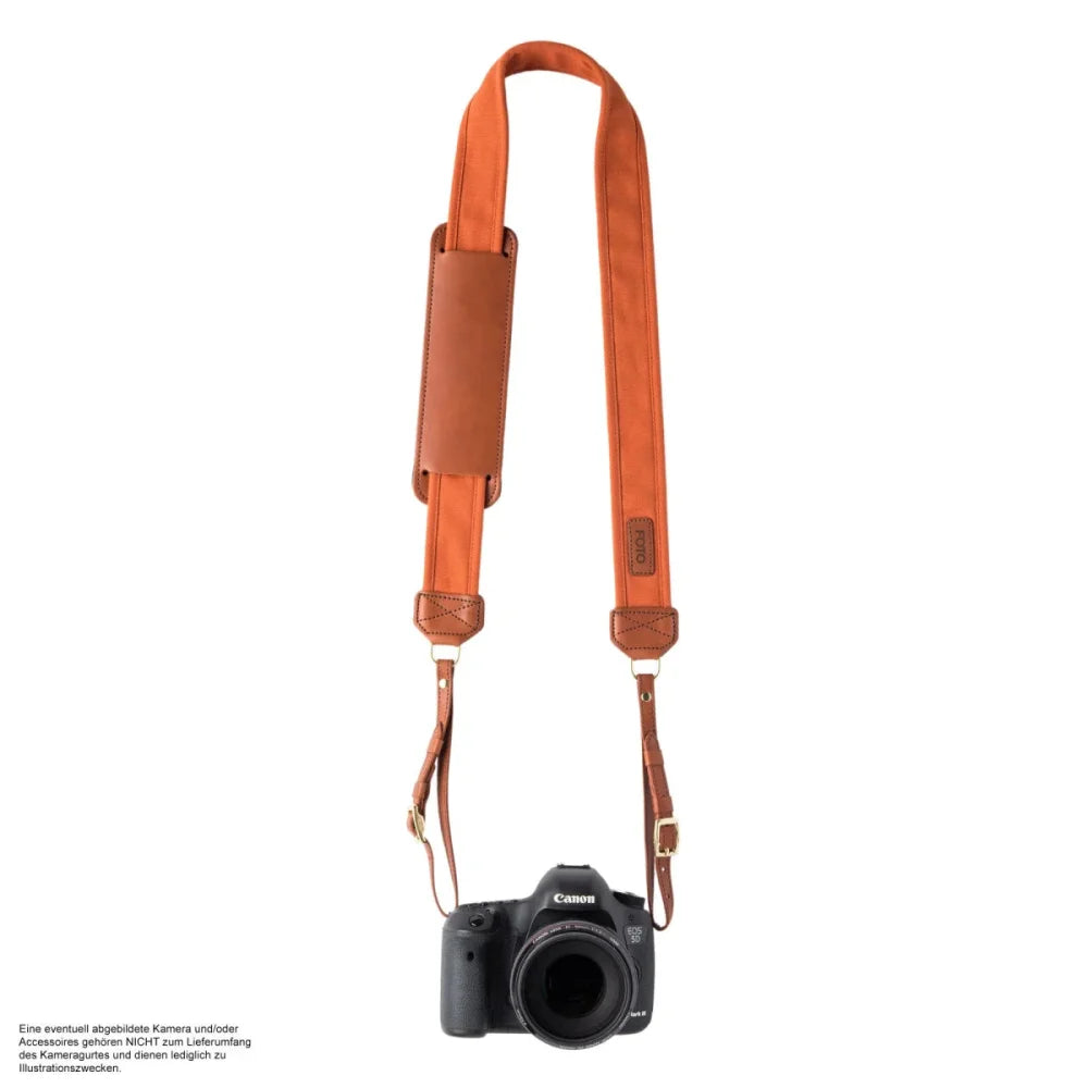 Kameragurte | Baumwolle, Leder, Orange | Fotostrap By Katie Norris Foto Usa | Fotostrap Kameragurt Bzw. Kameraband | Leder Und Baumwolle |