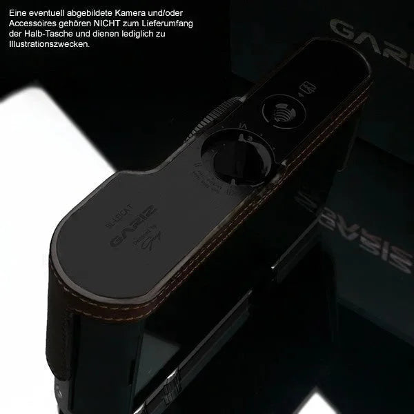 Half Case Bereitschaftstasche | Dunkelbraun, Leder, Leica | Gariz Design | Fototasche Aus Leder Für Leica Tl2 Leica Tl Leica t | Dunkel