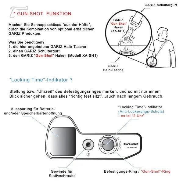 Half Case Bereitschaftstasche | Hellbraun, Leder, Sony | Gariz Design | Fototasche Aus Leder Für Sony Alpha 6500 A6500 In Hellbraun Von