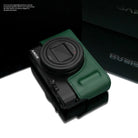 Half Case Bereitschaftstasche | Khaki / Grün, Leder, Sony | Gariz Design | Fototasche Aus Leder Für Sony Dsc-rx100 Vi Und Sony Rx100 Vii Von