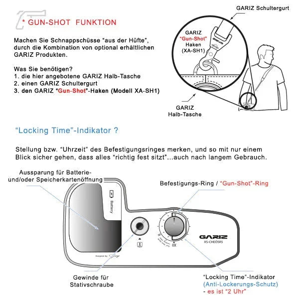 Half Case Bereitschaftstasche | Canon, Dunkelbraun, Leder | Gariz Design | Fototasche Für Canon Eos R5 Und Canon Eos R6 Aus Leder In Braun