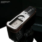 Half Case Bereitschaftstasche | Dunkelbraun, Fuji, Leder | Gariz Design | Fototasche Für Fuji X-t100 Aus Leder Von Gariz Design In Braun |