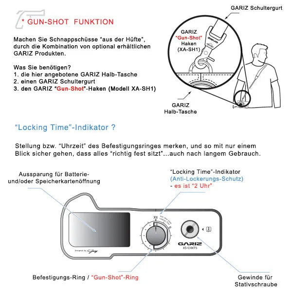 Gariz Design Half Case Bereitschaftstasche | Fuji - Leder - Schwarz | Fototasche Für Fuji X-t5 Kamera Aus Leder In Schwarz Von Gariz Design